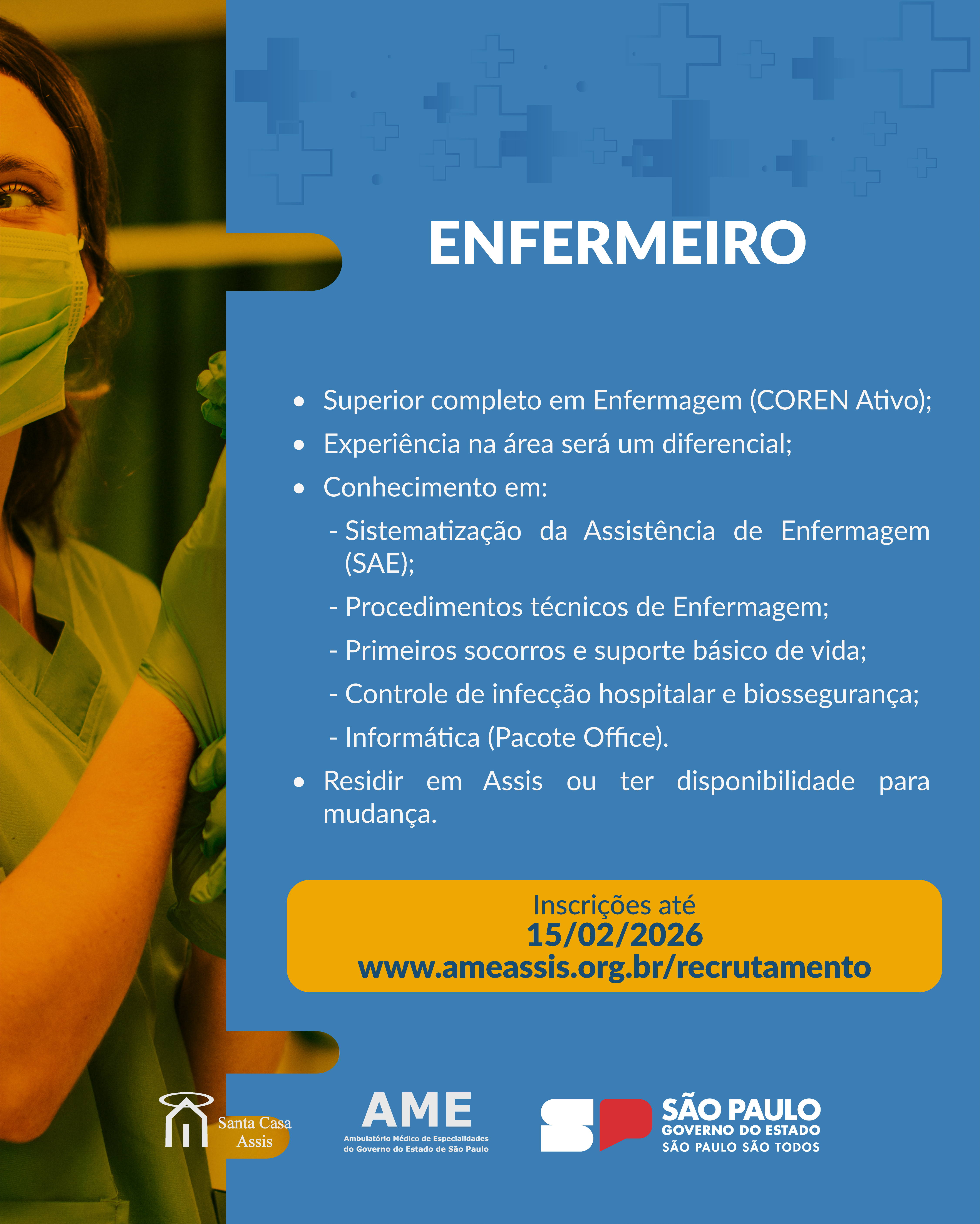 OPORTUNIDADE - ENFERMEIRO